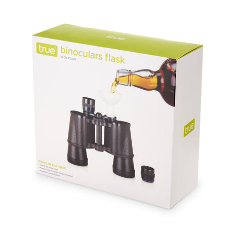 Binoculars 8 oz Plastic Flask