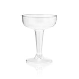 Party 5 oz Plastic Champagne Coupes in Clear, Set of 20