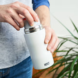 Stay-Chill Slim Can Cooler in Pearl White