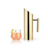 Modern Pitcher in Gold