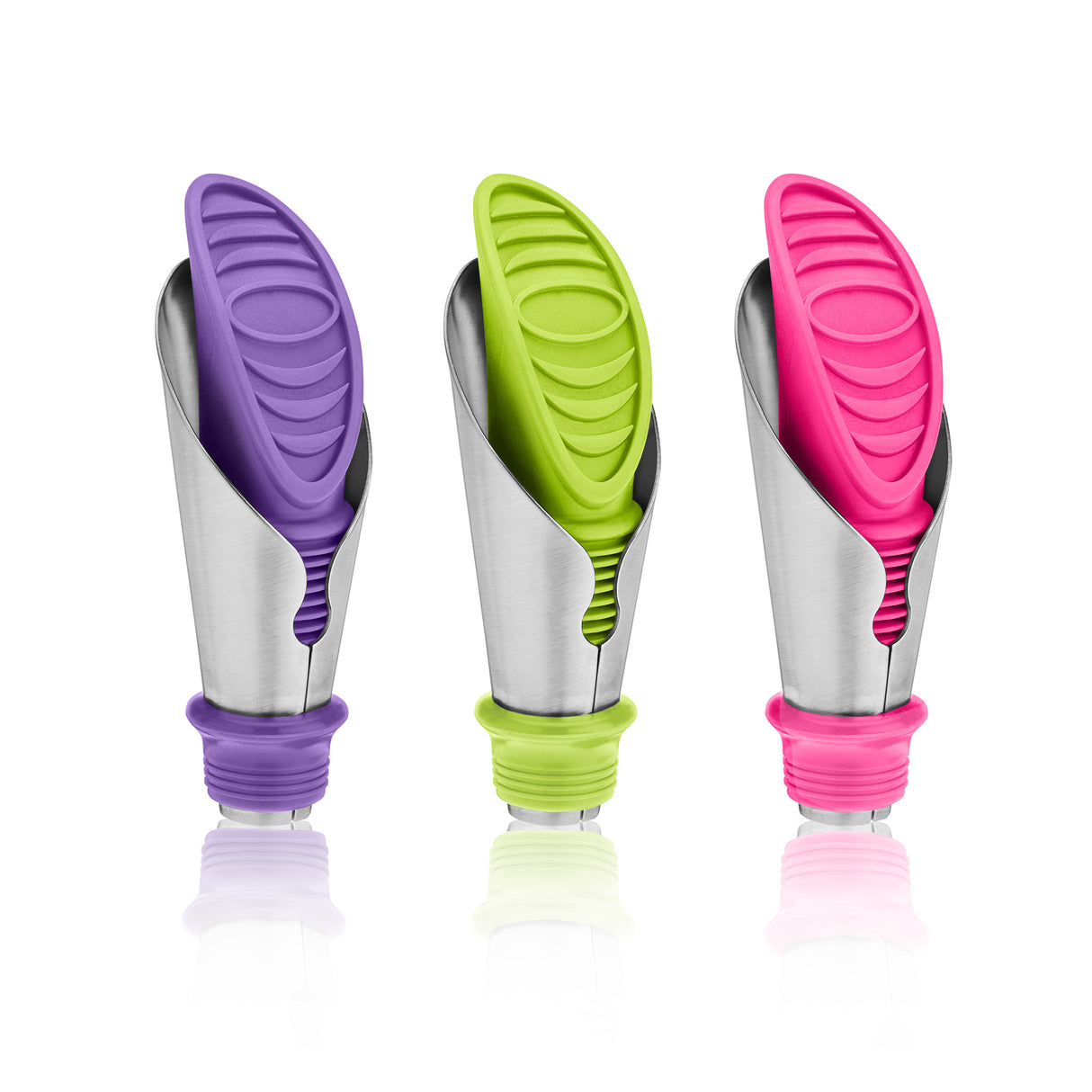 Duo Bottle Stopper and Pourer in Assorted Bright Colors