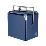 Vintage Metal Cooler in Blue