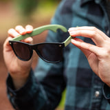 Sunglasses Bottle Opener in Black & Green