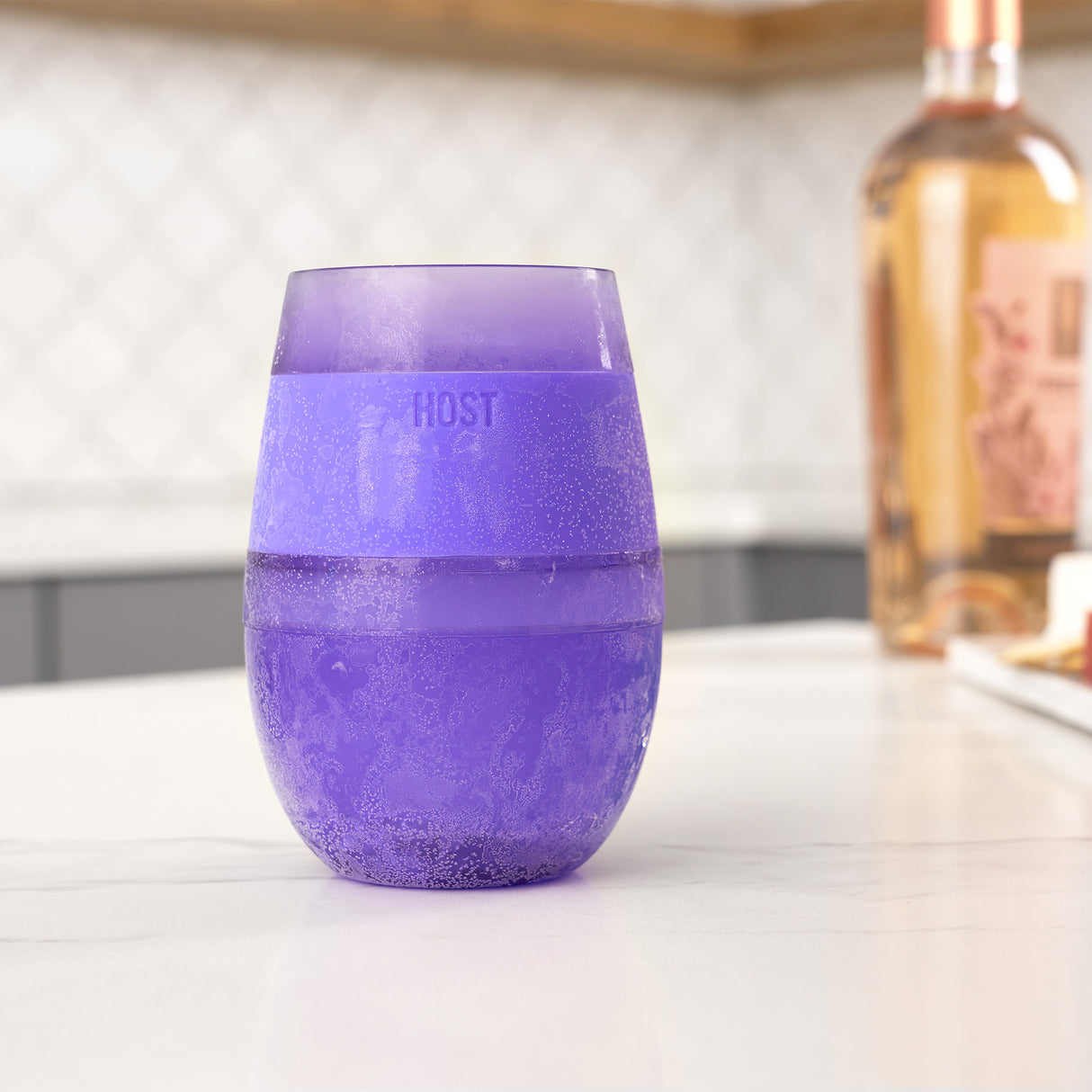 Wine FREEZE Cooling Cup in Tinted Purple