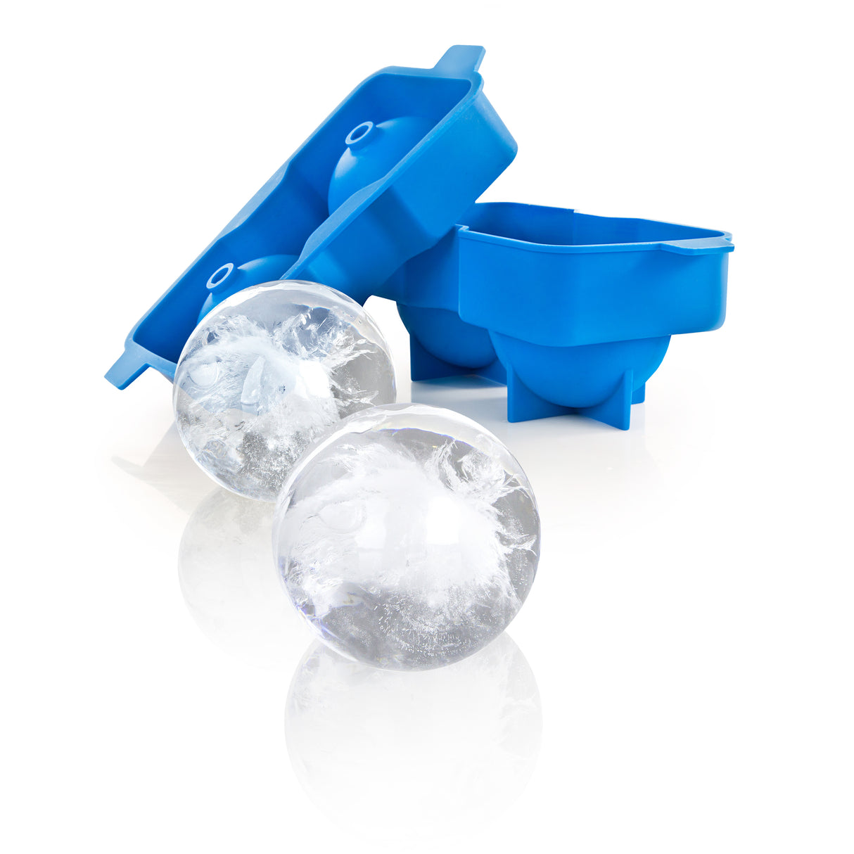 Neptune 2.25" Silicone Ice Sphere Mold in Blue