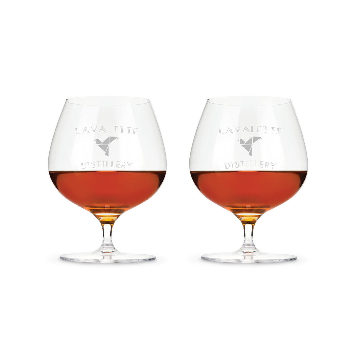 Raye Crystal Wingback Brandy Glasses, Set of 2