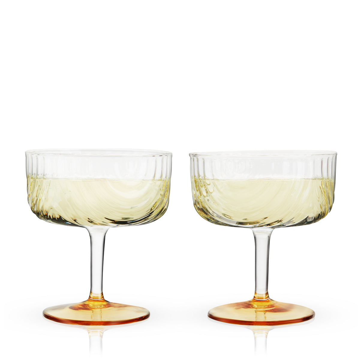 Deco Gatsby Coupes, Set of 2