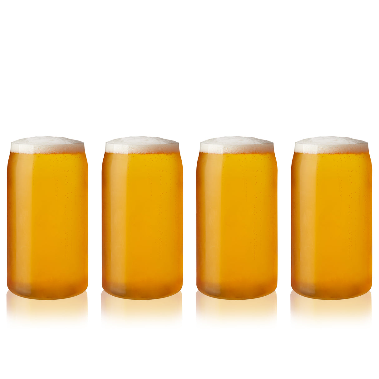 Beer Can Pint Glass, Set of 4