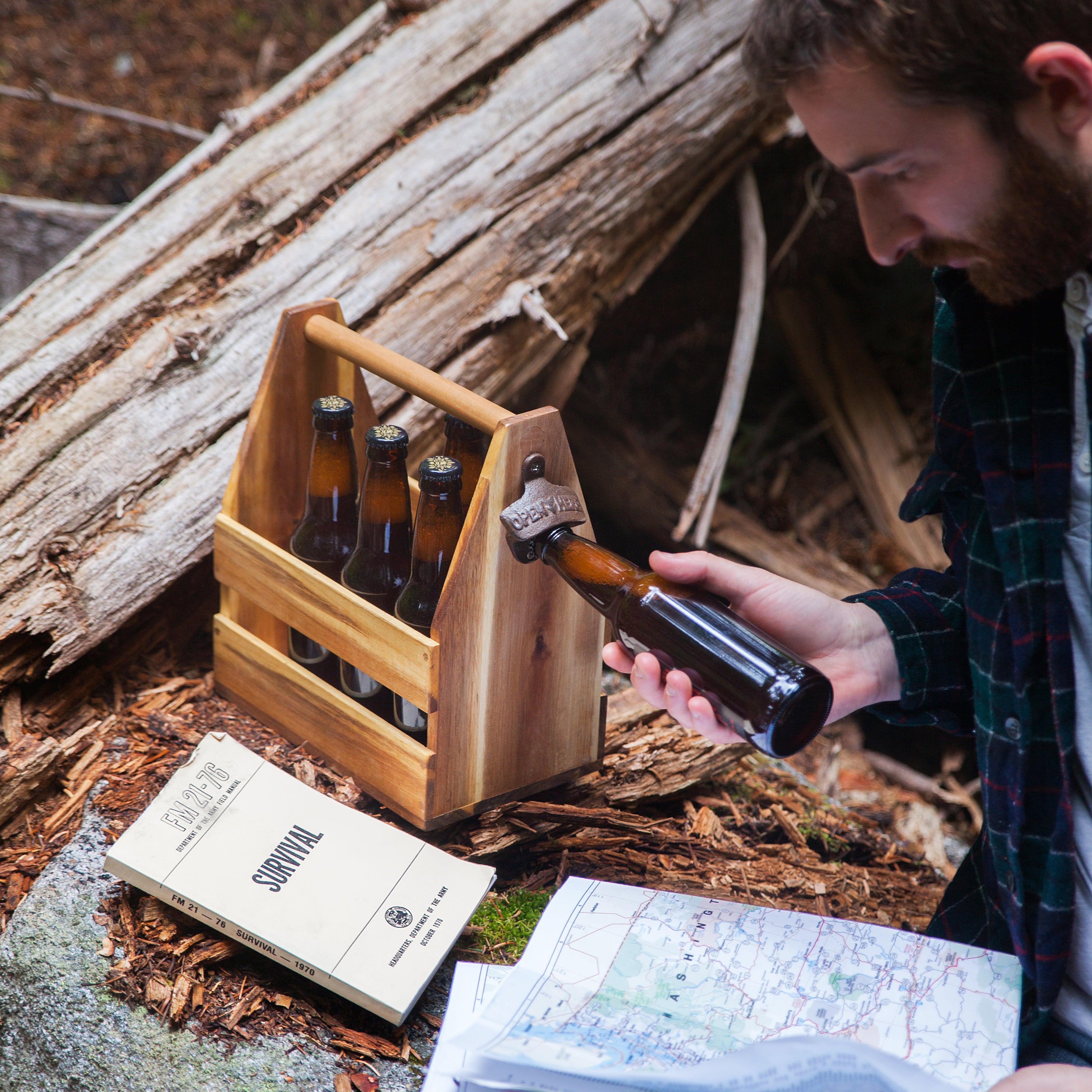 Foster & Rye Beer Caddy - Thumbnail 4
