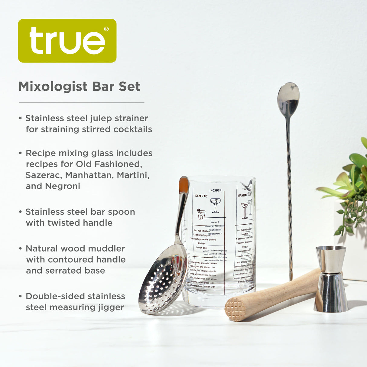 5-Piece Mixologist Barware Set