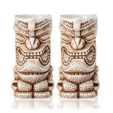 Pacific High Tide Tiki Mugs, Set of 2