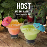 Margarita FREEZE Cooling Cup in Green, Set of 2