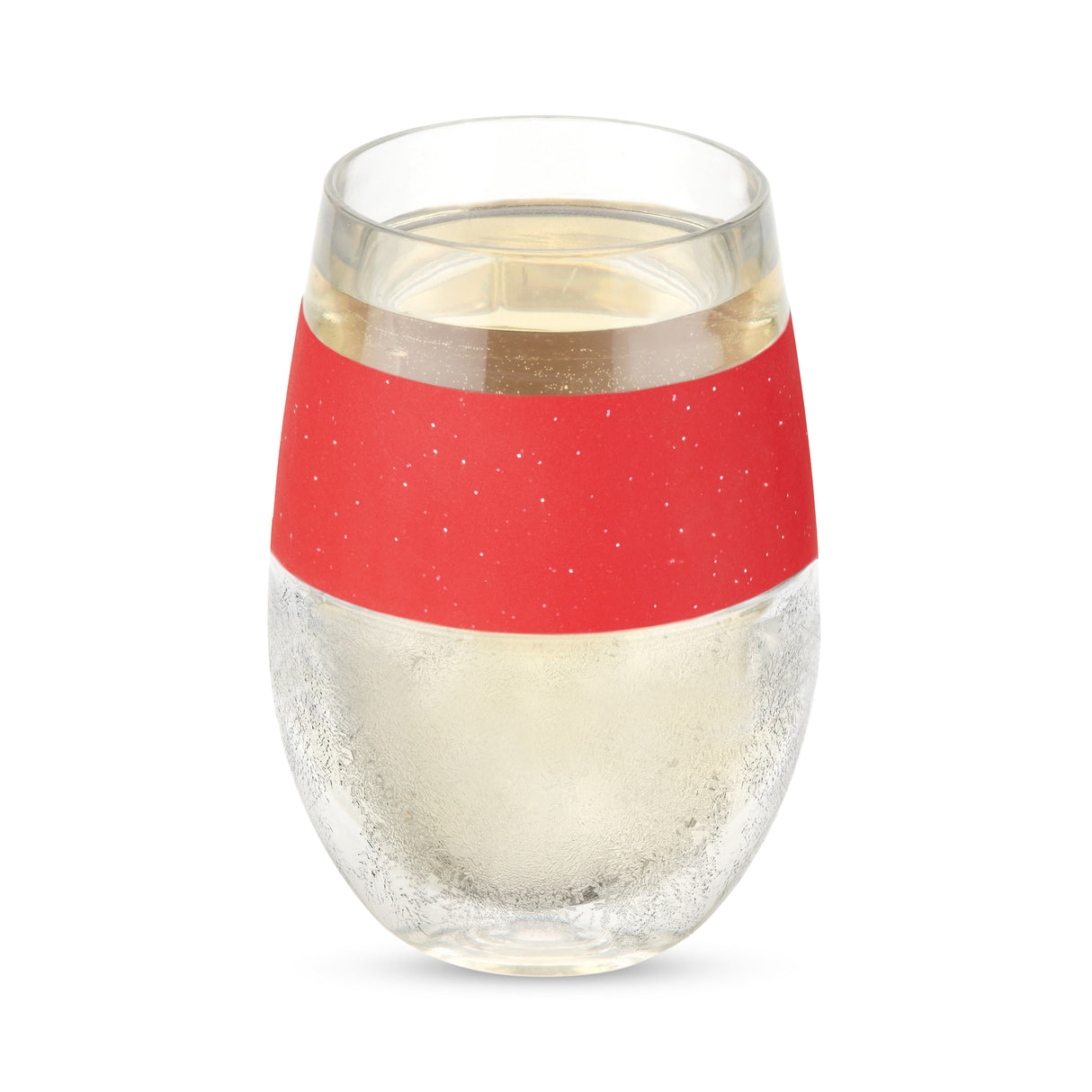 Wine FREEZE Cooling Cup in Red Glitter