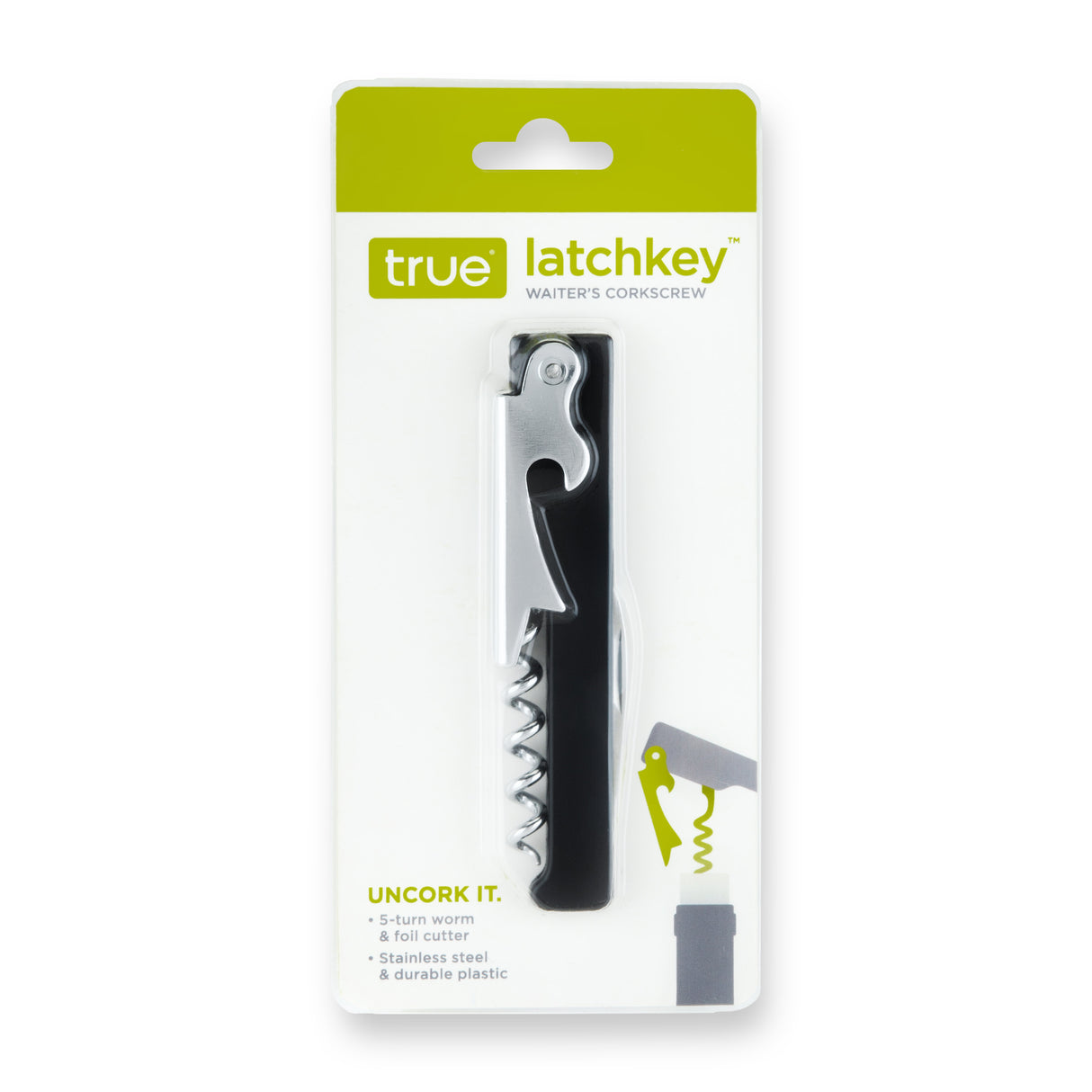 Latchkey Waiter’s Corkscrew in Black