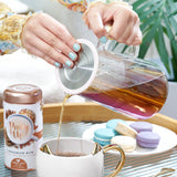 Annika Iridescent Glass Teapot & Infuser