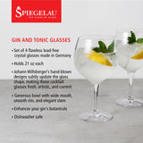 Gin & Tonic Glass, Set of 4