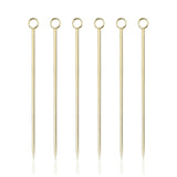 Belmont Cocktail Picks in Gold, Set of 6