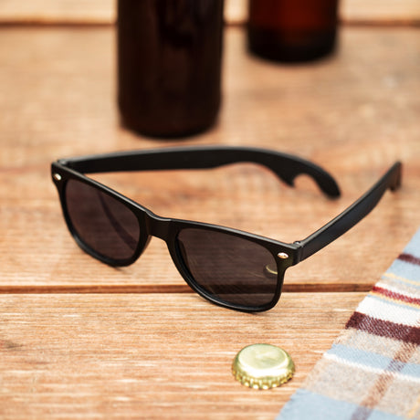 Matte Black Sunglasses Bottle Opener