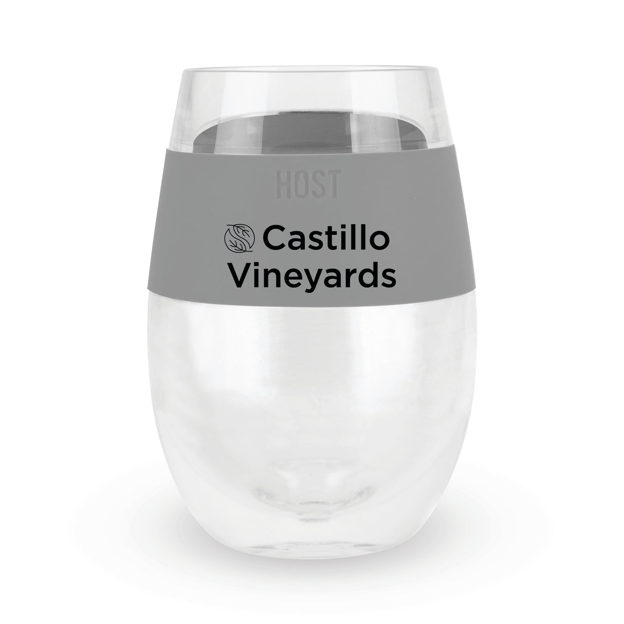 Wine FREEZE Cooling Cup in Gray