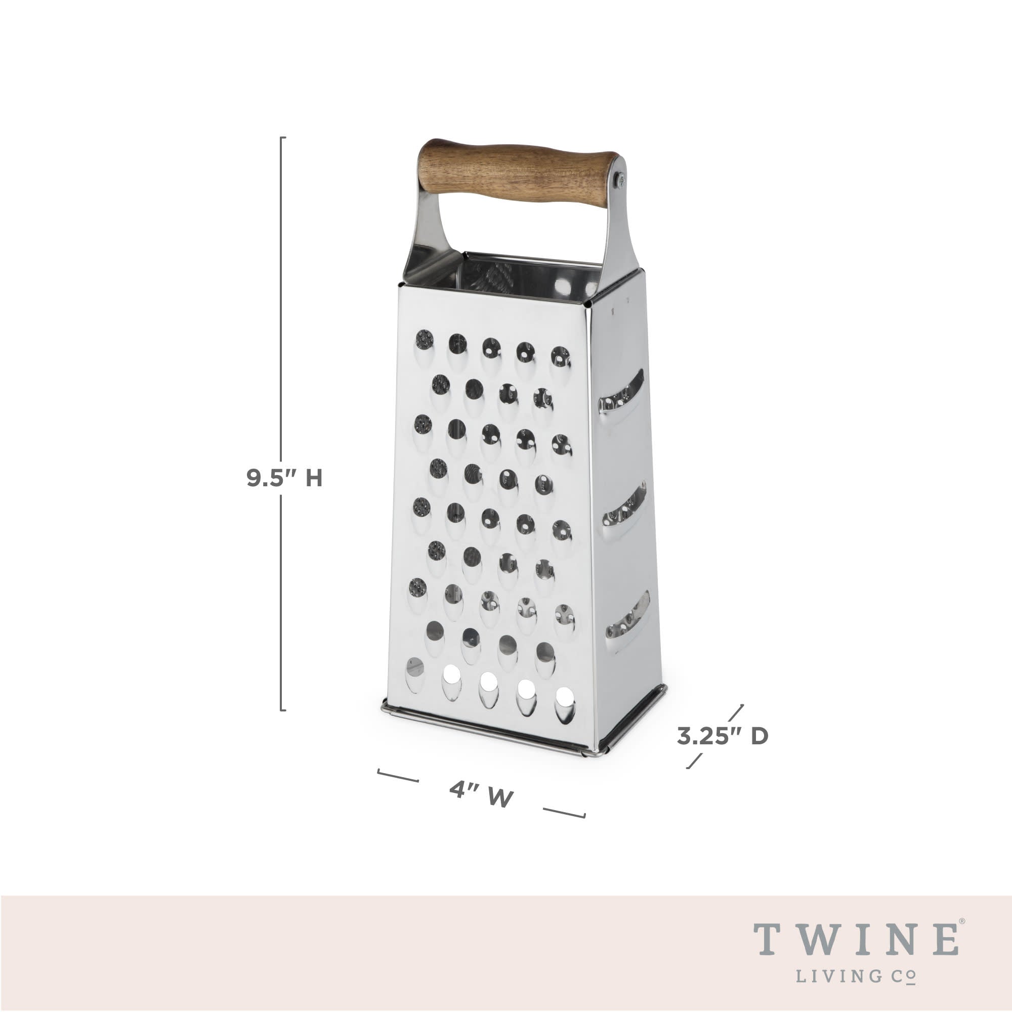 Acacia Wood Handled Cheese Grater - Thumbnail 5