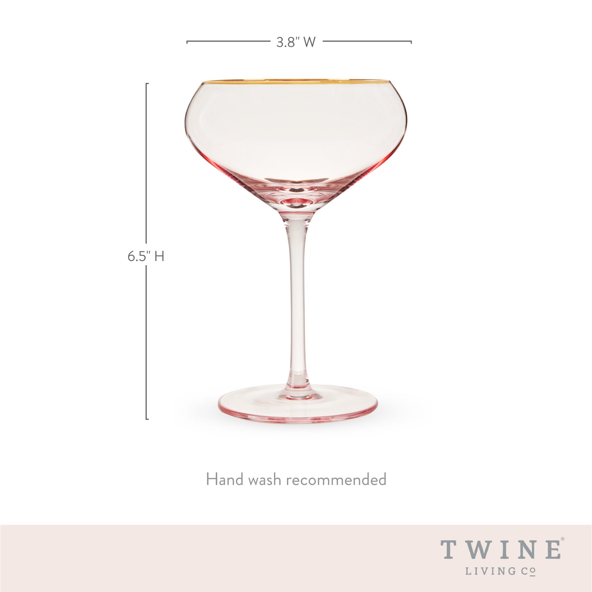 Twine Coupe Glasses - Thumbnail 2