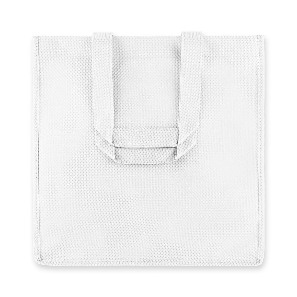 6-Bottle Non-Woven Tote in White