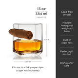 Raye Crystal Cigar Glass