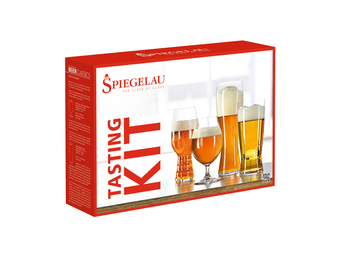 Classic Beer Tasting Glass Kit, Set of 4