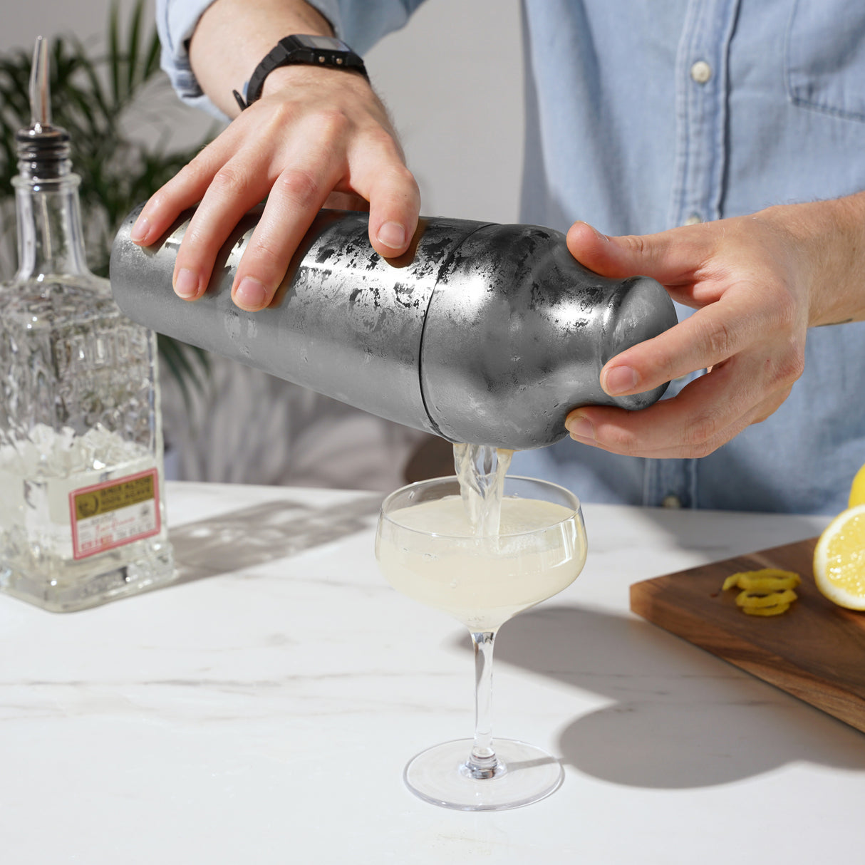 Harrison Parisian Cocktail Shaker in Stainless Steel