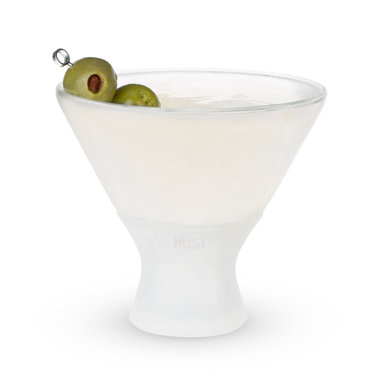 Glass FREEZE Martini Cooling Cup, Set of 2