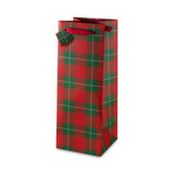 Christmas Plaid 1.5L Bottle Bag