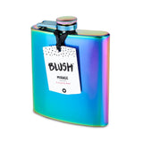 Mirage Rainbow 6 oz Stainless Steel Flask