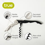 Truetap Waiter's Corkscrew in Black, Bulk