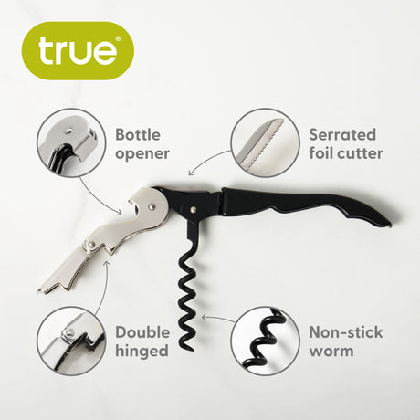 Truetap Waiter's Corkscrew in Metallic Green, Bulk