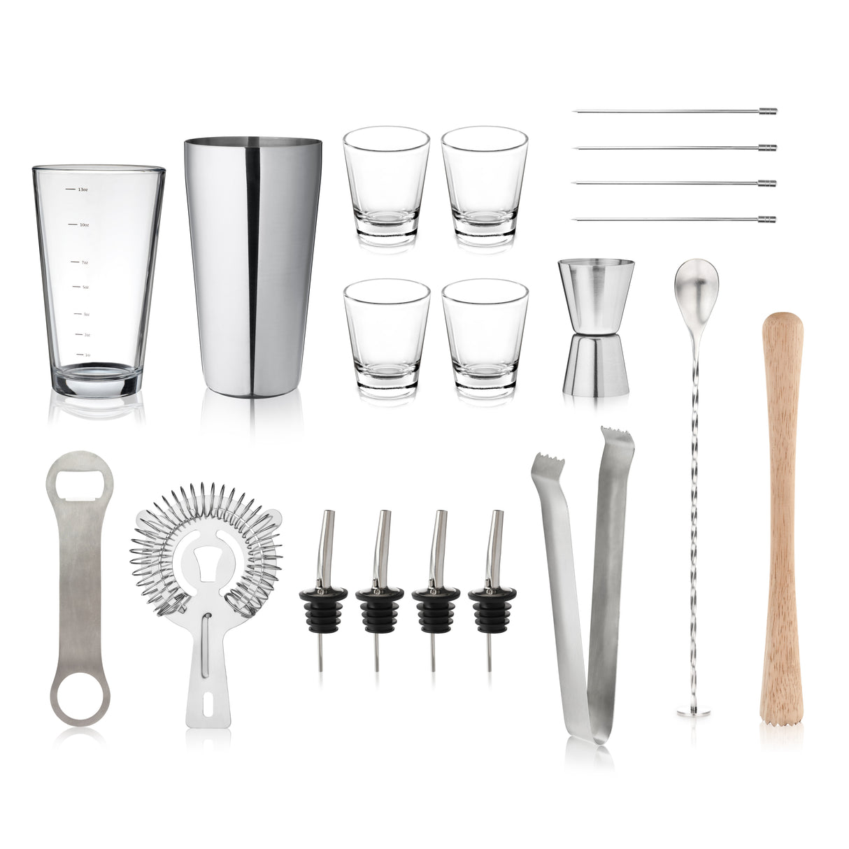 20-Piece Mixologist Barware Set