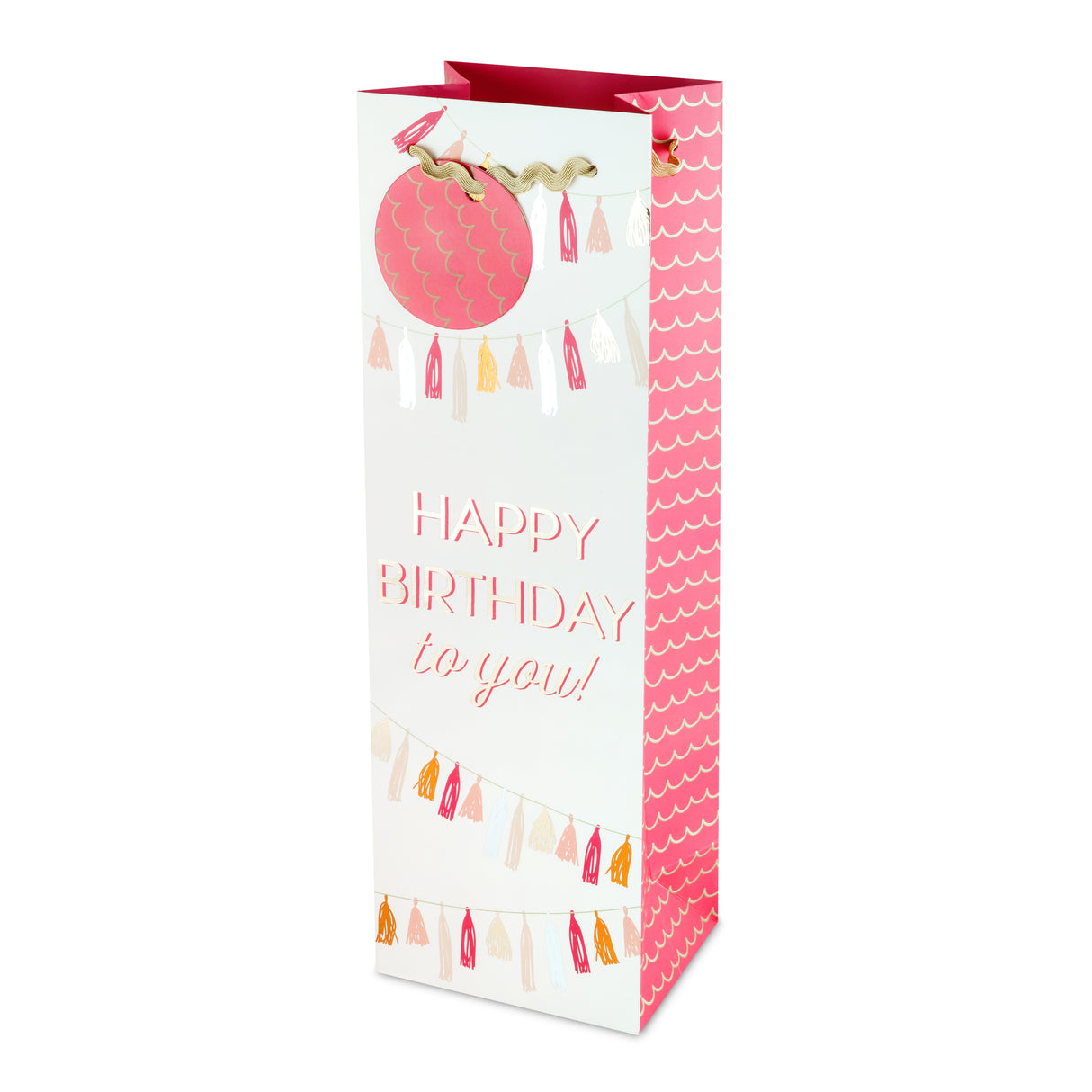 Birthday Tassel Single Bottle Wine Bag