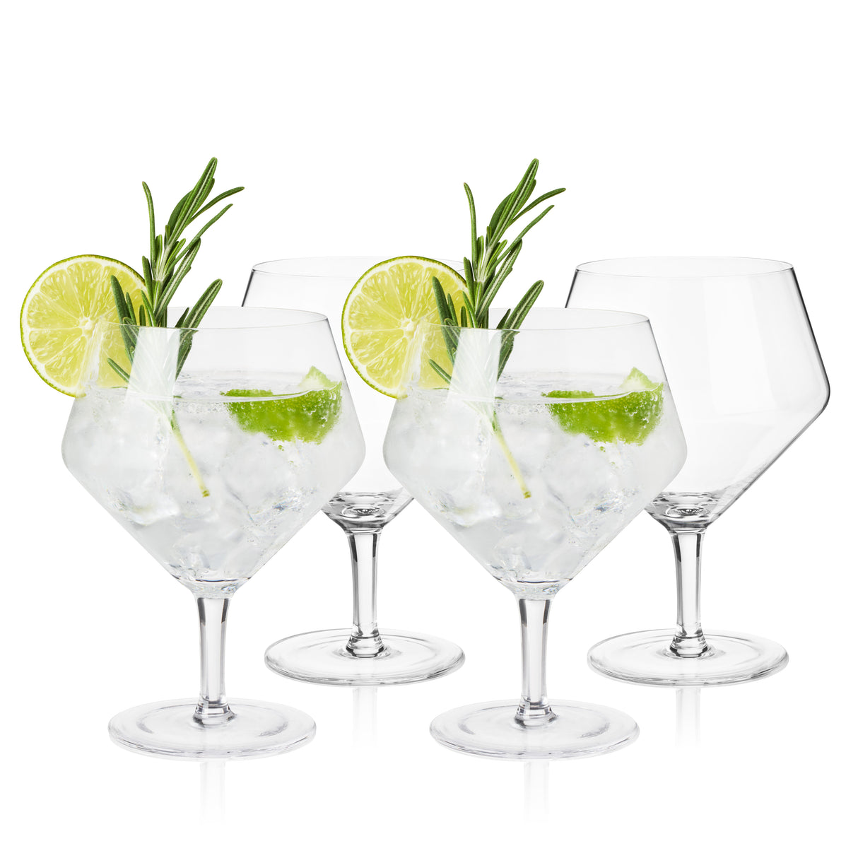 Raye Crystal Gin & Tonic Glasses, Set of 4