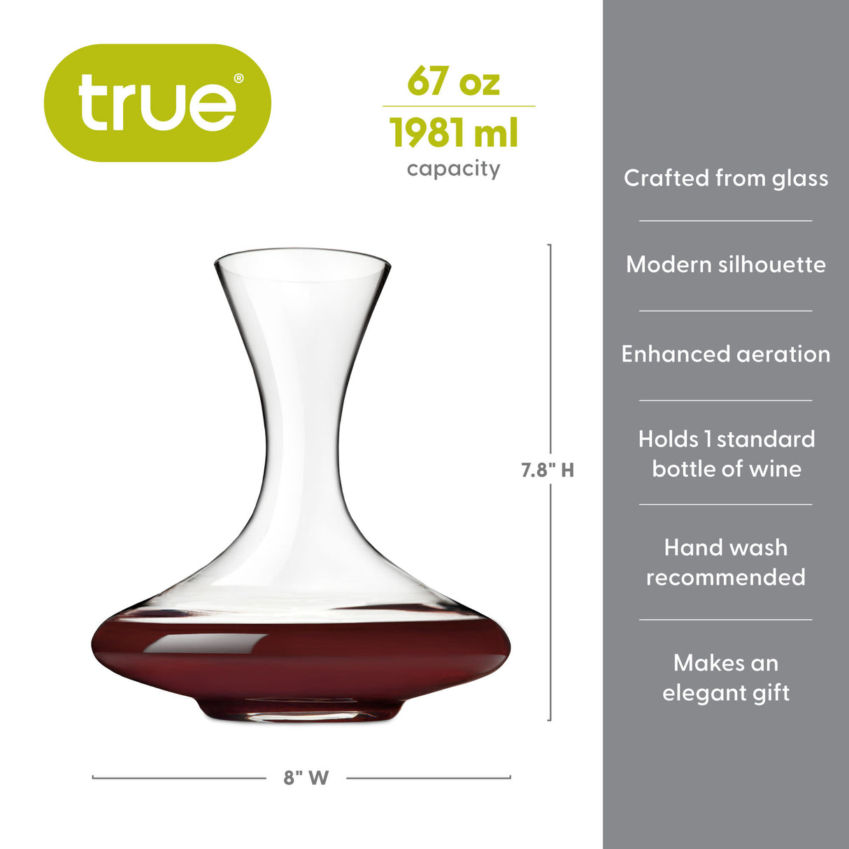 Ellipse Traditional Wine Decanter