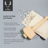 Viski Professional Lewis Ice Bag and Mallet