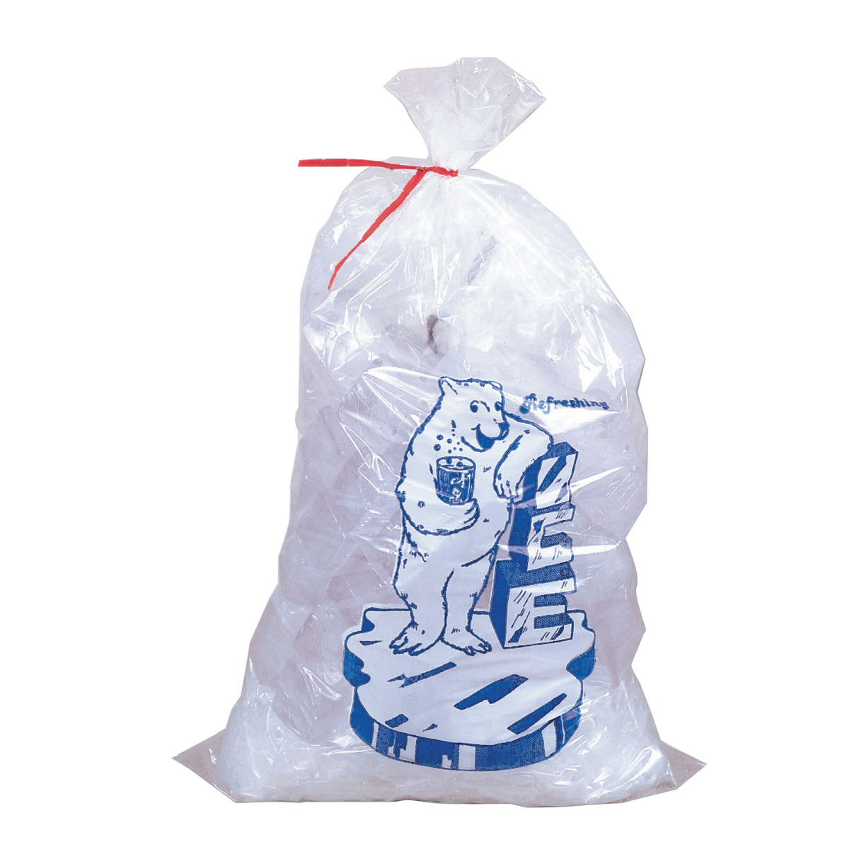 10 lb Printed Ice Bags, Set of 1000