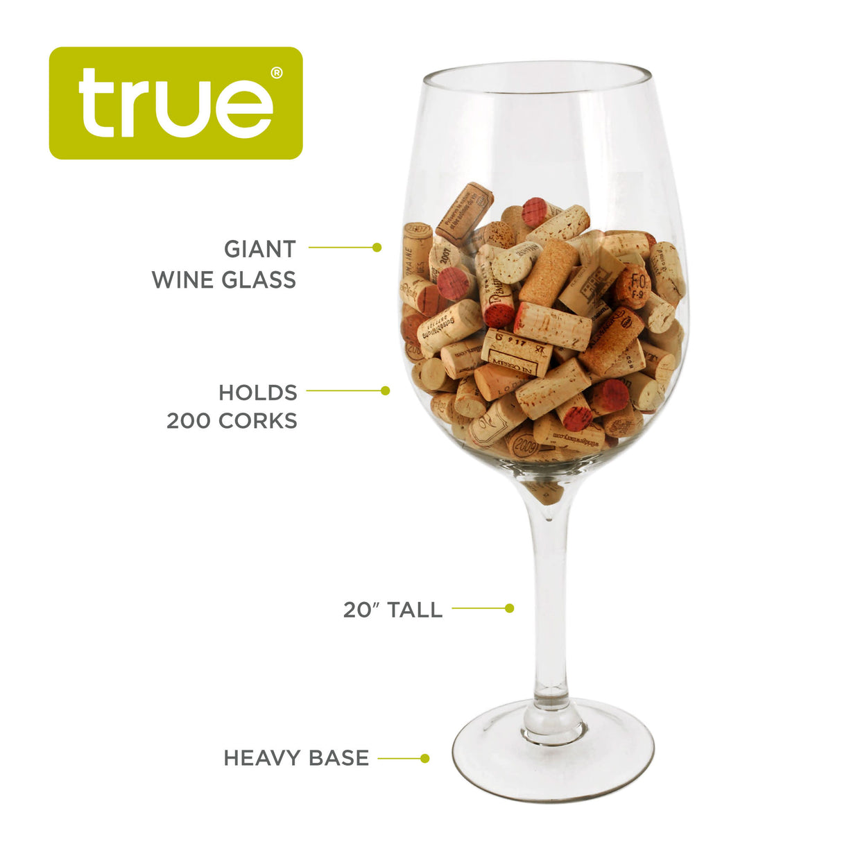 Big Bordeaux Wine Glass Cork Holder