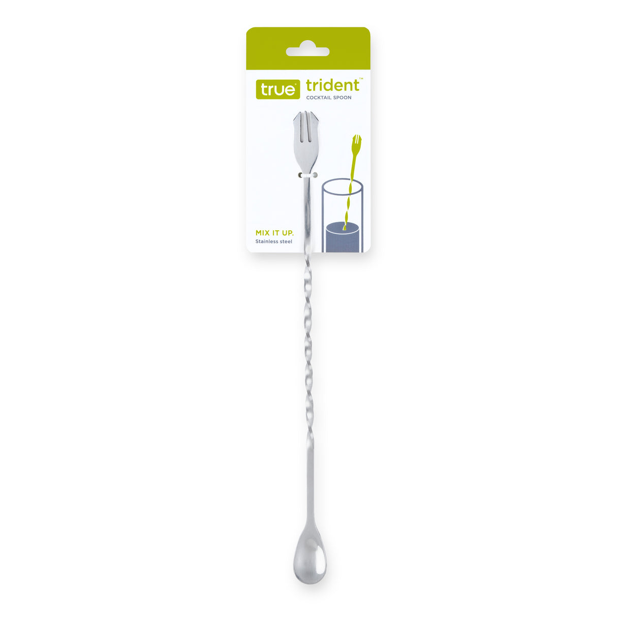 Trident Bar Spoon in Stainless Steel