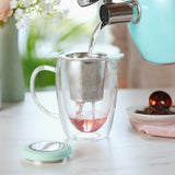 Erin Universal Tea Infuser in Turquoise