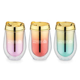 Metallic Ombre Stemless Wine Tumblers in Assorted Colors