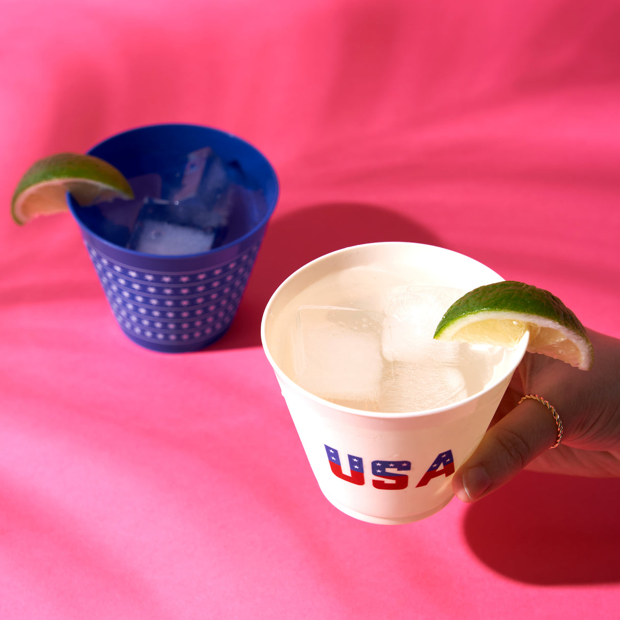 USA Frosted Cups, Set of 12