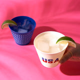 USA Frosted Cups, Set of 12