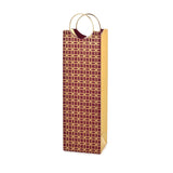 Luxe Pattern Single Bottle Wine Bag in Assorted Colors