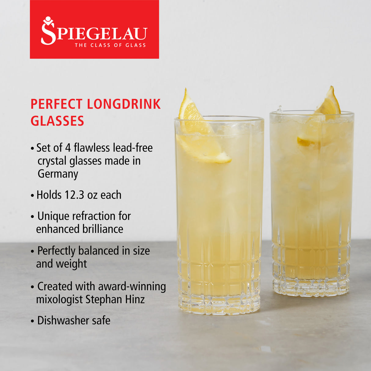 Perfet Longdrink Glass, Set of 4