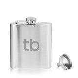 Trueflask 6 oz Stainless Steel Flask, Bulk