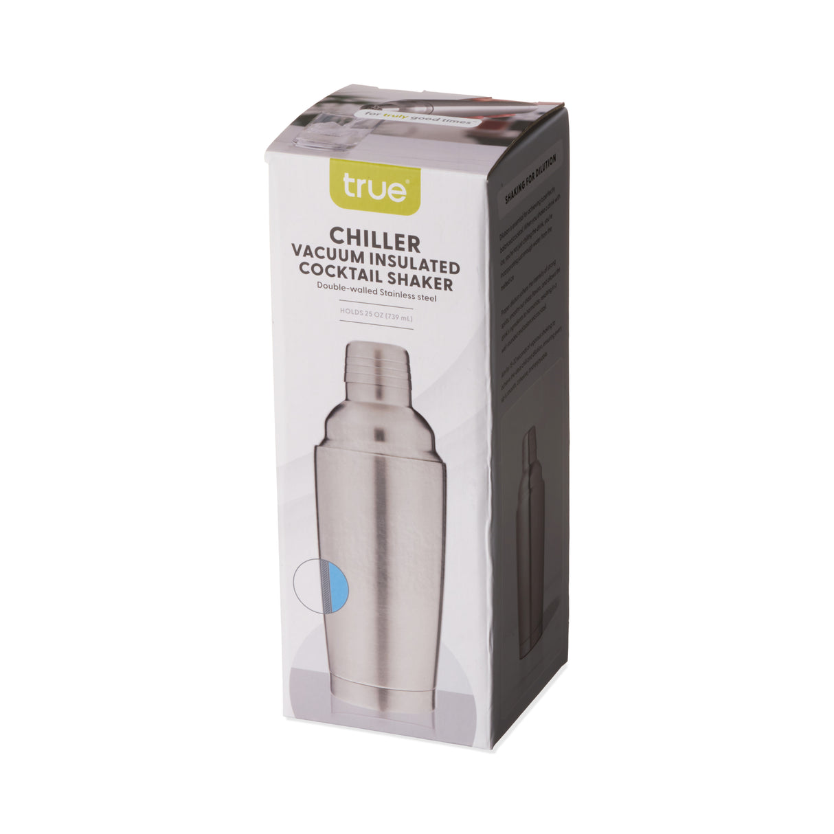 Vacuum Insulated Cocktail Shaker in Stainless Steel